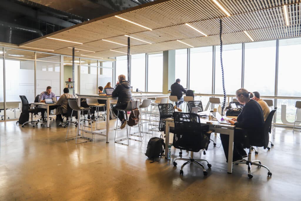 People in Somerset West Venture workspace